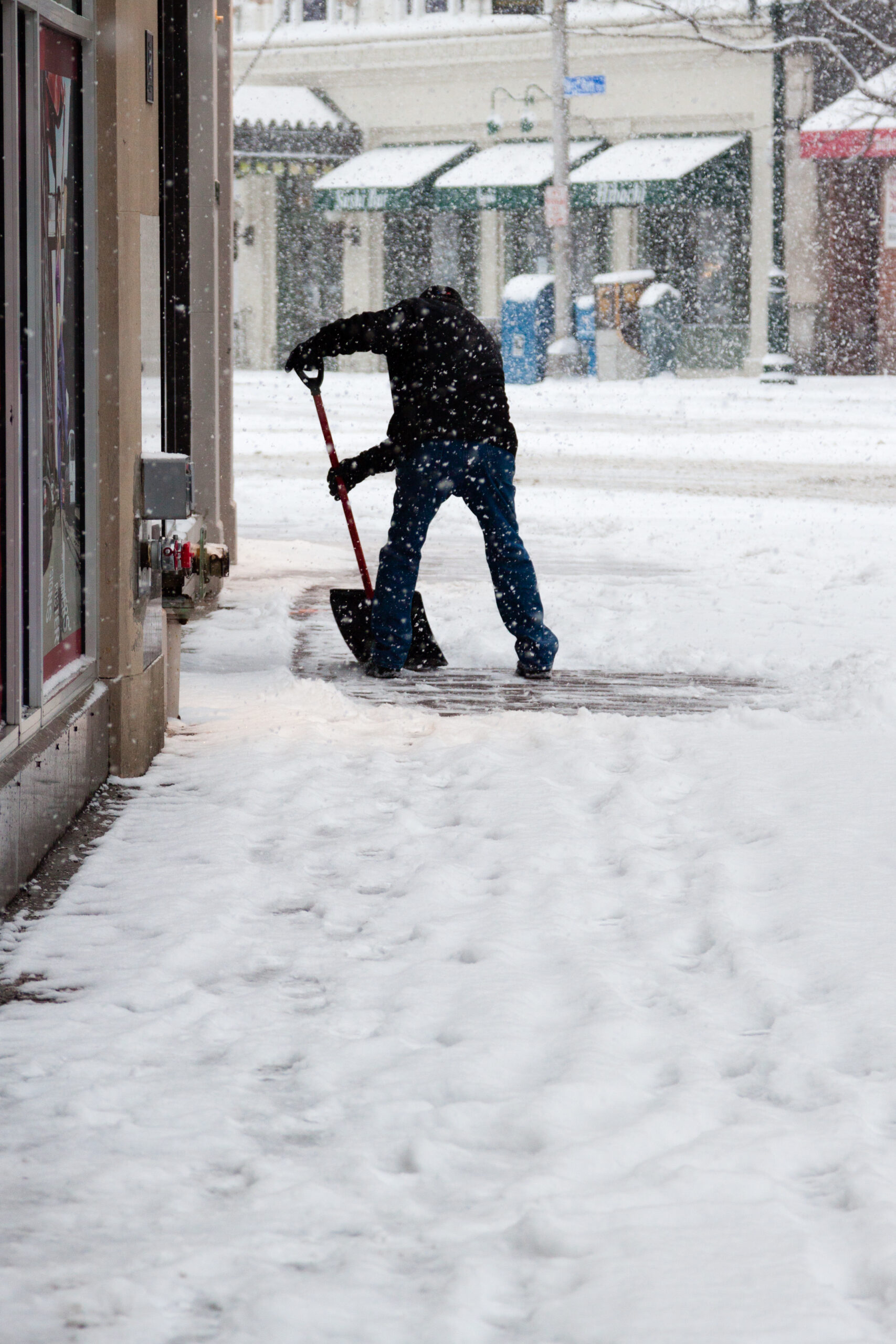 Snow removal is key for personal safety.