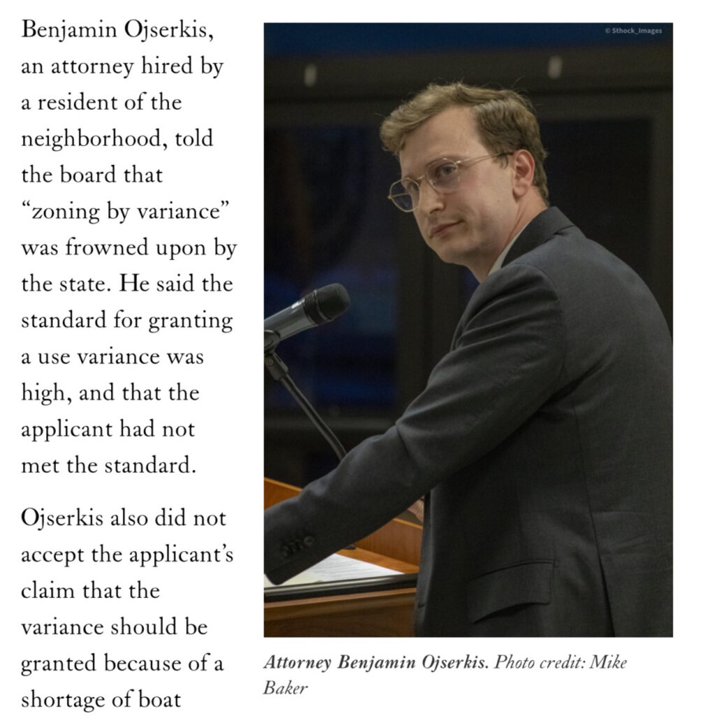 Newspaper clip of Ben Ojserkis