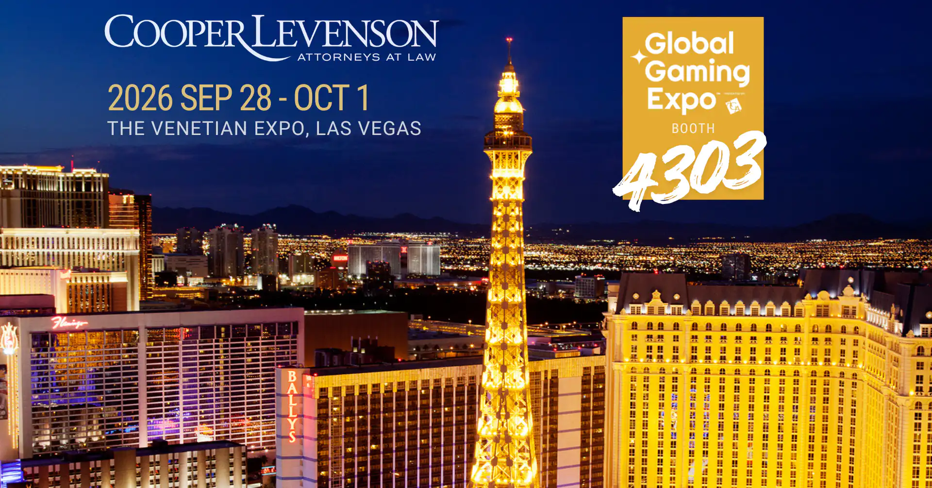 G2E 2026 Event Graphic